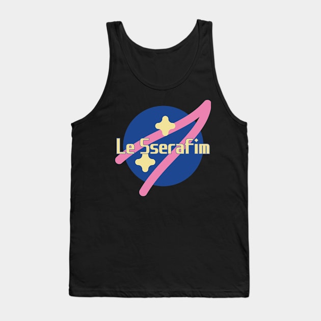 Le Sserafim NASA Tank Top by wennstore